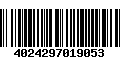 Código de Barras 4024297019053