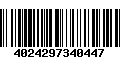 Código de Barras 4024297340447