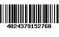 Código de Barras 4024379152760