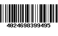 Código de Barras 4024698399495