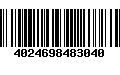 Código de Barras 4024698483040