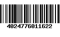 Código de Barras 4024776011622