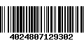 Código de Barras 4024807129302