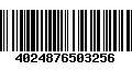 Código de Barras 4024876503256