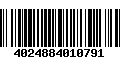 Código de Barras 4024884010791