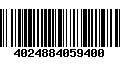 Código de Barras 4024884059400