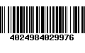 Código de Barras 4024984029976