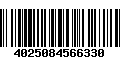 Código de Barras 4025084566330