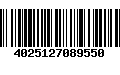 Código de Barras 4025127089550