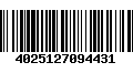 Código de Barras 4025127094431