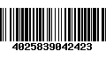 Código de Barras 4025839042423