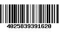 Código de Barras 4025839391620