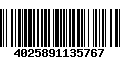 Código de Barras 4025891135767