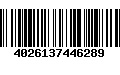 Código de Barras 4026137446289