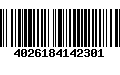 Código de Barras 4026184142301