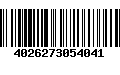 Código de Barras 4026273054041