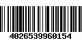 Código de Barras 4026539960154