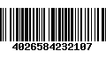 Código de Barras 4026584232107