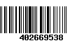 Código de Barras 402669538