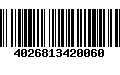 Código de Barras 4026813420060