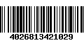 Código de Barras 4026813421029