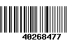 Código de Barras 40268477