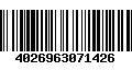 Código de Barras 4026963071426