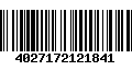 Código de Barras 4027172121841