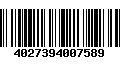 Código de Barras 4027394007589