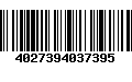 Código de Barras 4027394037395