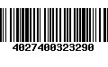 Código de Barras 4027400323290