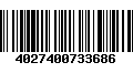 Código de Barras 4027400733686