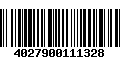 Código de Barras 4027900111328