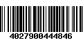 Código de Barras 4027900444846