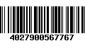 Código de Barras 4027900567767