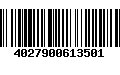 Código de Barras 4027900613501