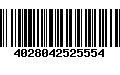 Código de Barras 4028042525554