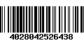 Código de Barras 4028042526438