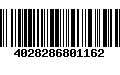 Código de Barras 4028286801162