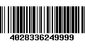 Código de Barras 4028336249999