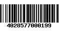 Código de Barras 4028577000199