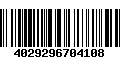 Código de Barras 4029296704108