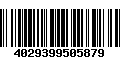 Código de Barras 4029399505879