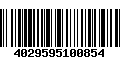 Código de Barras 4029595100854