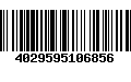 Código de Barras 4029595106856