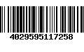 Código de Barras 4029595117258