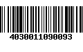 Código de Barras 4030011090093