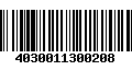 Código de Barras 4030011300208