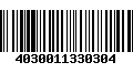 Código de Barras 4030011330304