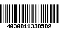 Código de Barras 4030011330502